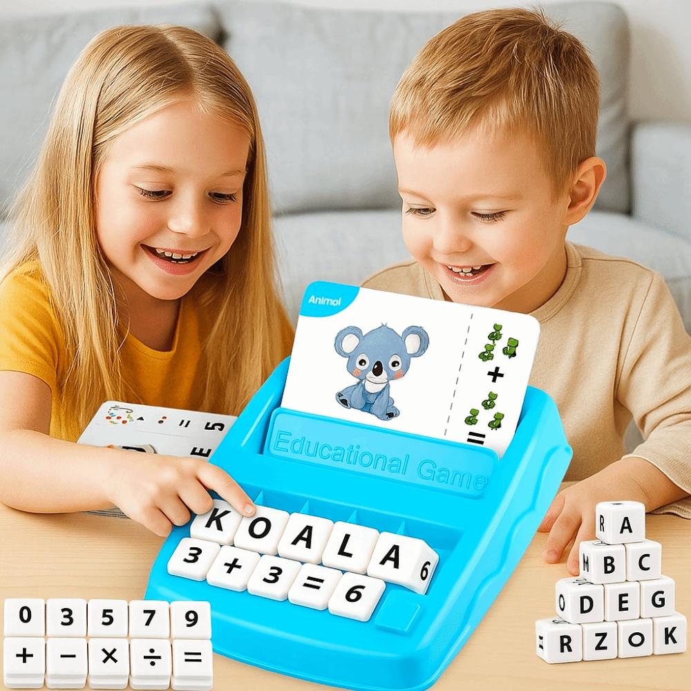 Alphabets Number Number Cognition Early Math Game Paper Sight Words Spelling Game  Children'S Gift