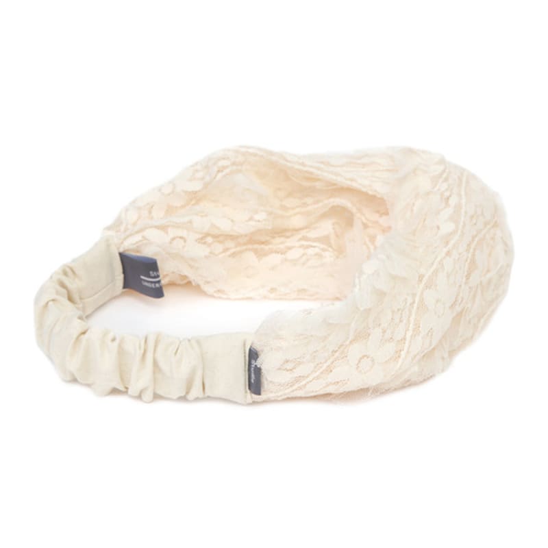 UNDERCONTROL STUDIO CROSS HAIR BAND / WIDE / BLOOM / ORIGIN BEIGe