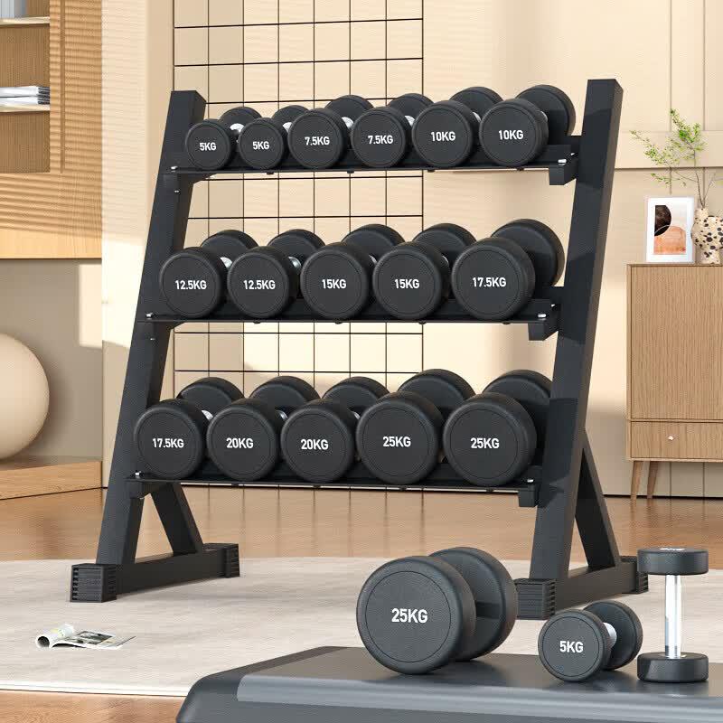 Yongyang Fixed Dumbbell Set with A-Frame Rack
