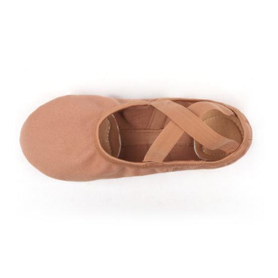 Yousheng, 1 пара балетных туфель для девочек, танцевальная обувь из эластичной ткани, мягкие дышащие, износостойкие, легкие танцевальные тапочки для малышей, обувь