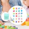 24 Pieces Geometric Shapes Teacher Aids School Supplies Sensory Puzzle Toys Ages 7+ Brain Teaser