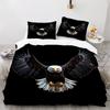 Комплект постельного белья из трех предметов серии Eagle с 3D цифровой печатью: простыня, пододеяльник