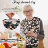 Oil Proof Adult Bibs Washable Elderly Bib Dirty Resistant Mealtime Bib  Elderly Care
