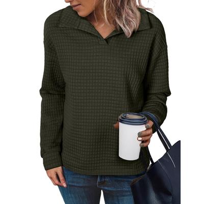 Женская модная повседневная футболка с длинным рукавом