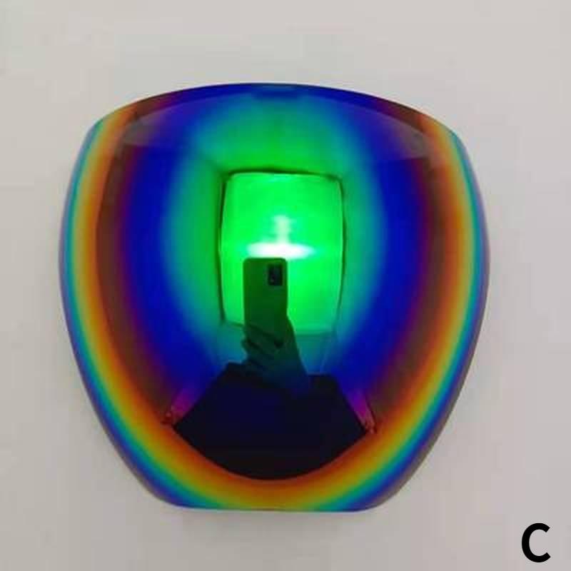 Защитная маска для лица HD Прозрачная противотуманная противобрызговая защитная маска Космические очки с многоцветным покрытием