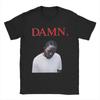 Мужские футболки Kendrick Lamar DAMN Vintage Cotton Tee Shirt Short Sleeve T Shirt O Neck Clothes New Arrival