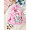 Dream Unicorn Color Hoodie, Suitable For Girls To Play Outdoors