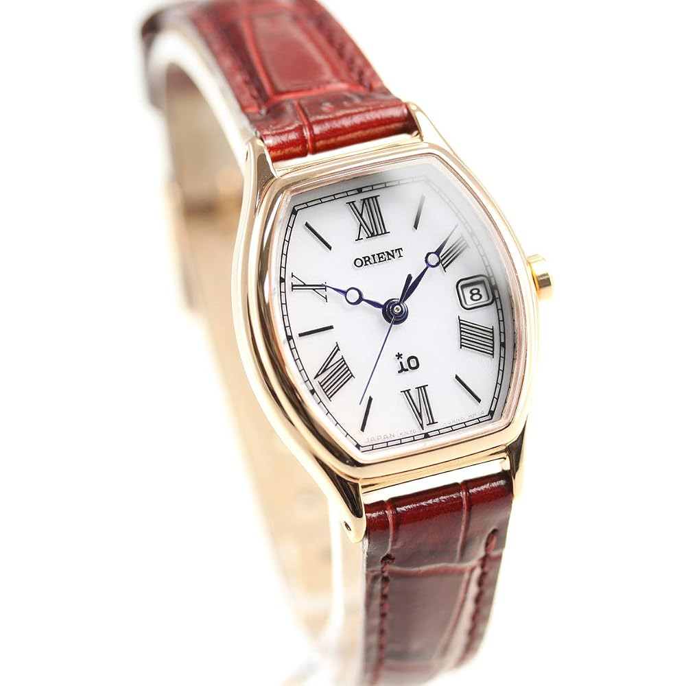 Orient Женские часы ORIENT iO на солнечной батарее, Сделано в Японии, с гарантией отечественного производителя, RN-WG0014S, Белый