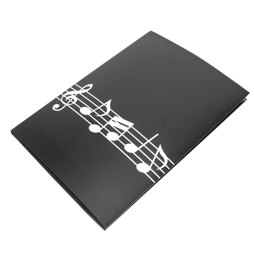 A4 Sheet Music Folder 6 Pages Piano Music Score ABS Material Guitar Violin Expansion Clip