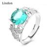 Классическое кольцо Lindon из медного сплава с цирконием, женские ювелирные изделия, свадебный подарок для вечеринки