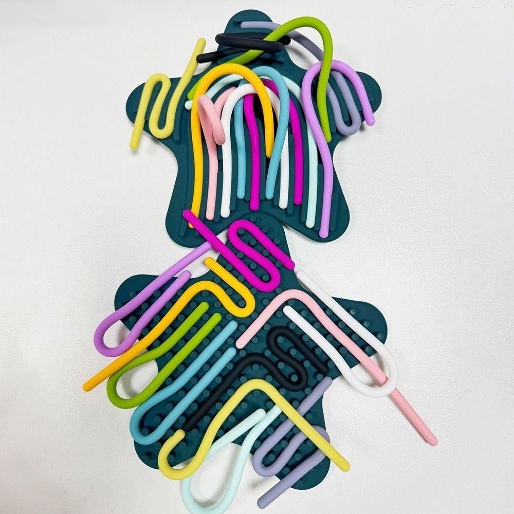 Calming Silicone Sensory Board Relax Decompression Toys Gift Calm Down Toy  Kids