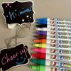 8/12pcs Neon Color Liquid Chalk Makers For Blackboard, Chalkboard Signs, Glass Window, Erasable Window Markers For Cars Easter Gift