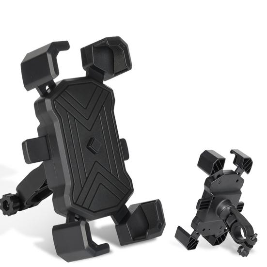 Держатель для телефона на велосипеде Противоударный фиксатор с нескользящим зажимом с четырьмя когтями Крепление для мобильного телефона на электрическом велосипеде Навигационный кронштейн