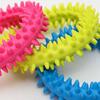 Interesting Molar Training Chew Rubber Thorn Bone Dog Toys chewing bite Teething Toy Puppy molar