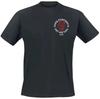 Black Veil Brides Heart Tee, Rock Band T-Shirt with Anatomical Chest Print & Gothic Back Quote, Band Fan Merch