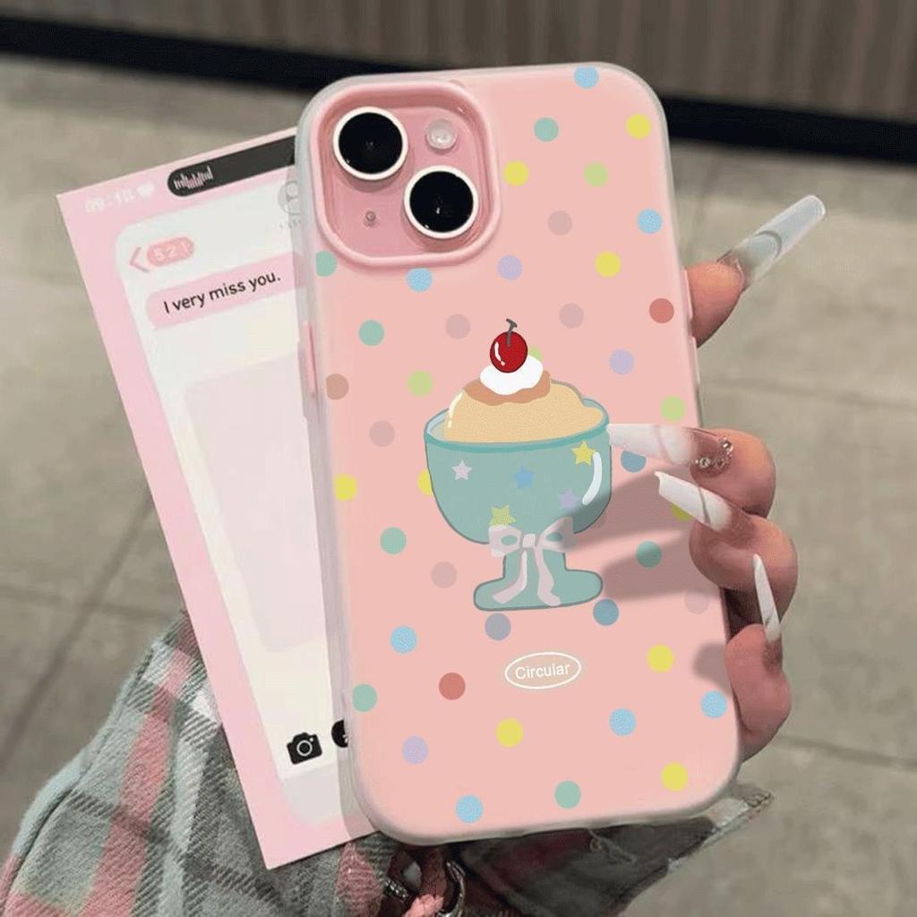 Силиконовый чехол 2-в-1 для мобильного телефона Задняя панель Простой стиль со шнурком и подставкой Креативный мультяшный для защитного чехла для мобильного телефона Apple