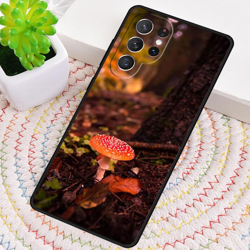 Силиконовый чехол для телефона с принтом «Грибной Лес» для Samsung Galaxy note 10 pro S26 S25 S24 S23 S22 S21 Plus S25Ultra Чехол Capa