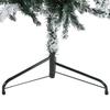 Artificial Half Christmas Tree with Snow Slim 180 cm