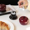 Ceramic Red Fruit Toothpick Dispenser Dental Floss Toothpick Holder Home Office Restaurant Kitchen Desktop Toothpick Organizer Container