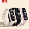 1-3 шт. Официальный ремешок для часов для Mi Band 7 6 4 5 3 Браслет Xiaomi Mi Band Ремешок Силиконовый Спортивный Сменный Аксессуары для умных часов