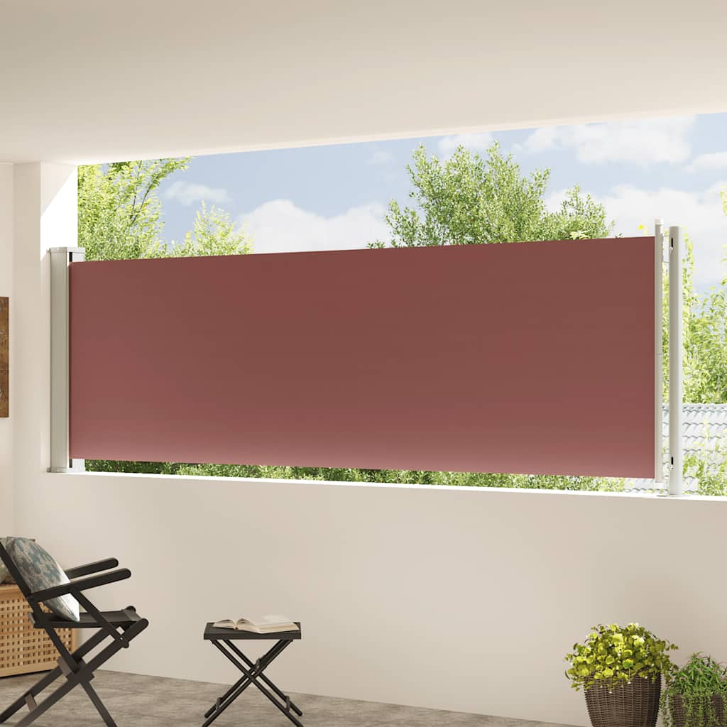 Retractable Side Awning 117x600 cm Brown