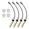 8Pcs Universal Grass Trimmer Fuels Lines Petrol Filter Kit Flexible Lightweight with Primer Bulbs