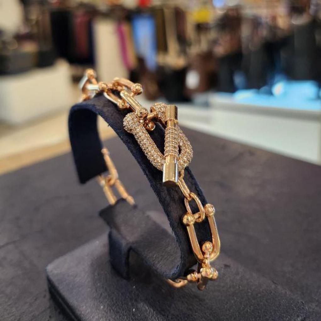 Atria Chain Cubic Celebrity Worn Bracelet JTOBAFR0045PKF