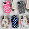 Для Xiaomi 14 Pro 5G Poco F5 X6 Pro C50 C51 чехол для телефона Pretty Heart Bear Высококачественный прозрачный силиконовый мягкий защитный чехол из ТПУ, бампер для Xiaomi