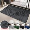 1 Leaf Grain Memory Cotton Bath Mat Simple Embossed Design Suitable for Use As An Absorbent Non-slip Toilet Mat In The Bathroom