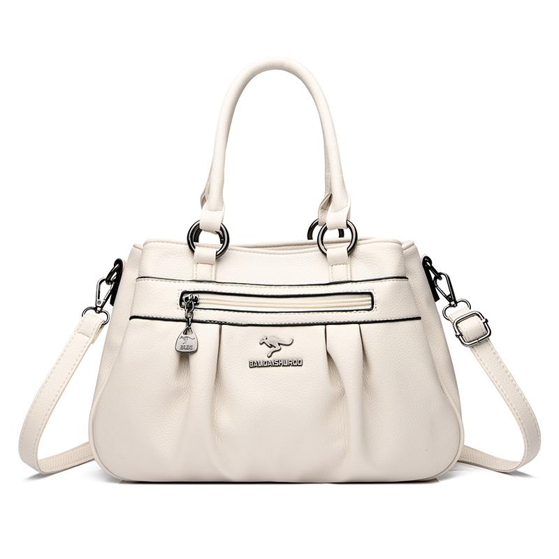 Вместительная сумка-тоут для женщин/Кожаная Женская/Женская Кожаная Сумка с Драпировкой