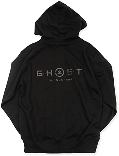 Толстовка с логотипом и гербом семьи Ghost of Tsushima [Дизайн GHOST, Размер XL] GGL003-XL