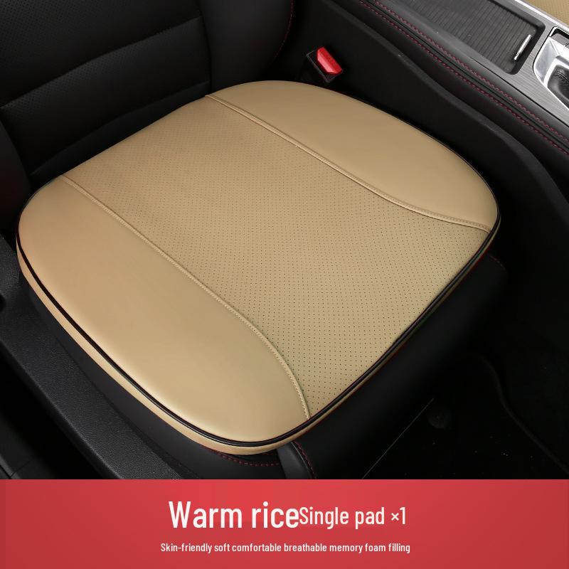Cross-Border Memory Foam Car Seat Cushion - Matte, No Decoration, Bread Edge Design