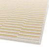 Tapis extérieur intérieur motif géométrique tissé jaune 200x290