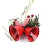 Holiday Bells Ornament Metal Bells Hanging Decoration for Christmas Tree Door Window Indoor and Outdoor Holiday Ornament