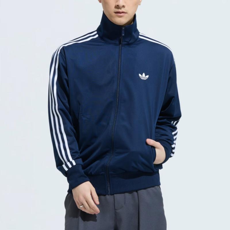adidas Originals Firebird Adicolor Спортивная серия Удобная Свободный крой Полосатая куртка Унисекс Куртка KD8313