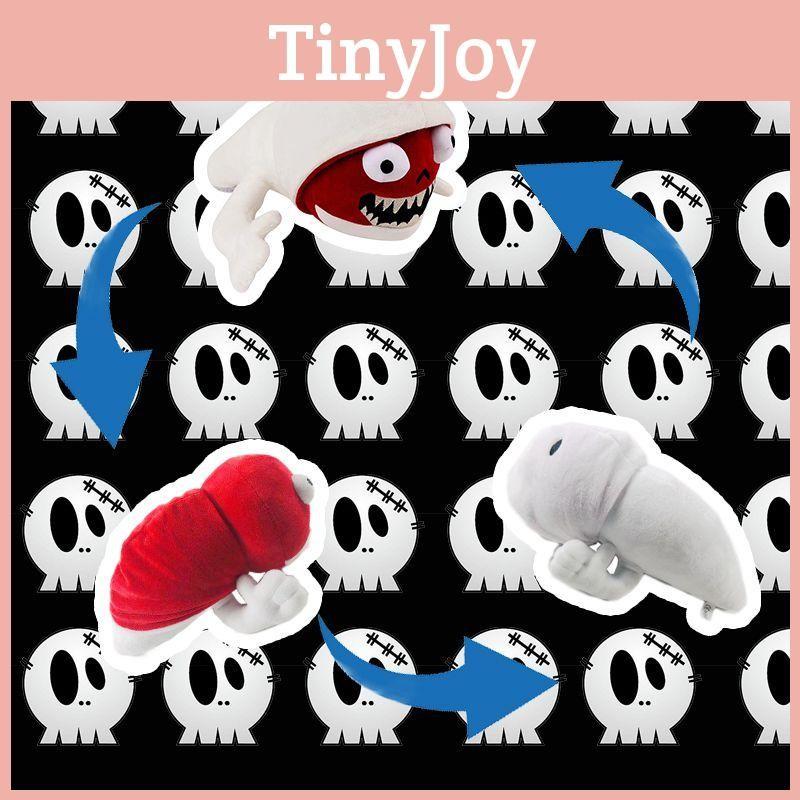 Плюшевые игрушки-куклы «Сирена», серия «Голова-мост-червь», двусторонние, подарки