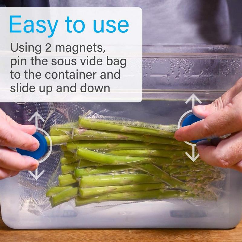 4pcs Sous Vide Magnets Weight Accessories Powerful Food Safe Magnets Inside Reduce Food Risk Keep Kitchen Accessories