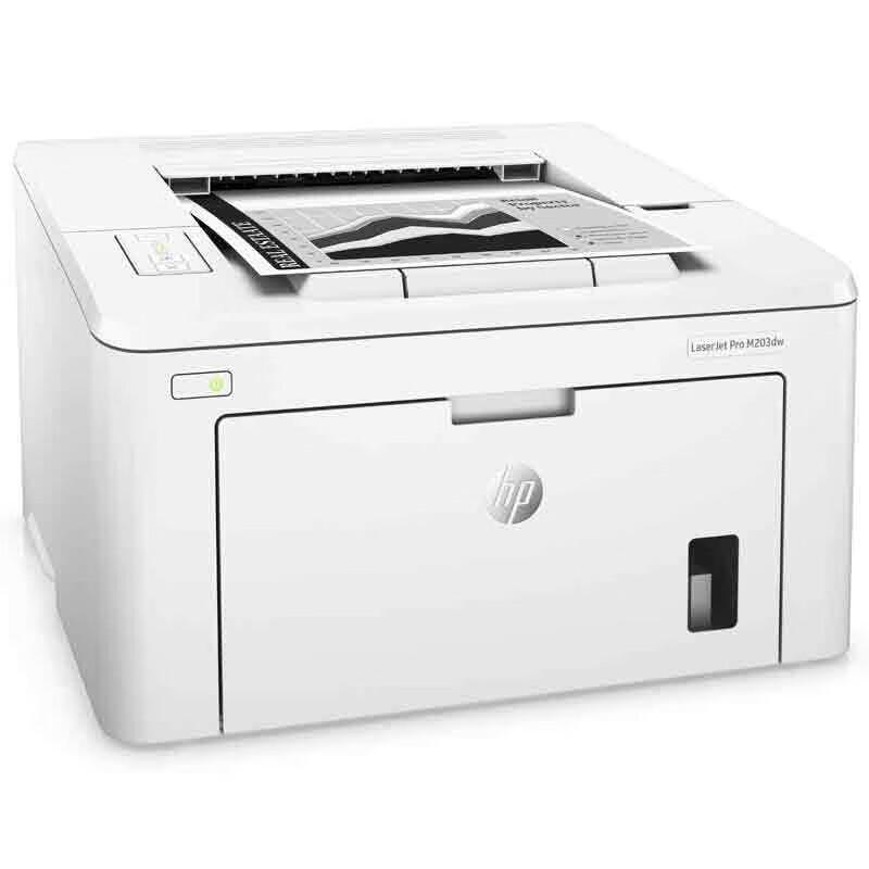HP LaserJet Pro M203dw Black and White Wireless Multifunction Printer