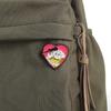 Comedy Anime Enamel Pin Custom Cartoon Character Heart Shape Metal Brooches Lapel Backpack Badge Jewelry Gift For Kids Friends