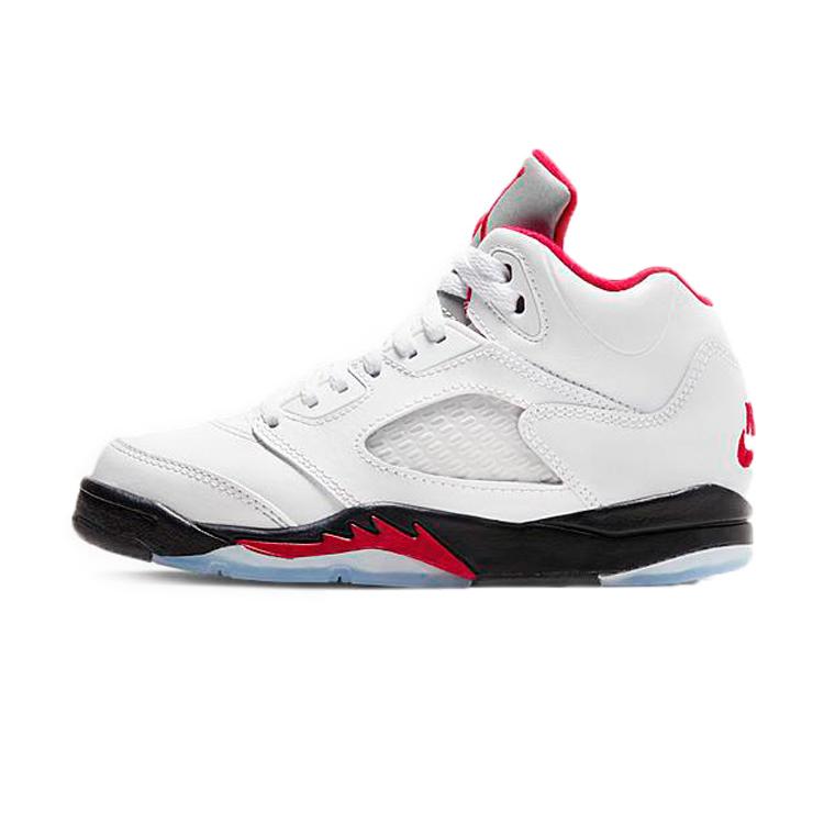 Jordan 5 Ретро Огненно-красный Серебряный Язык 2020 PS 440889-102