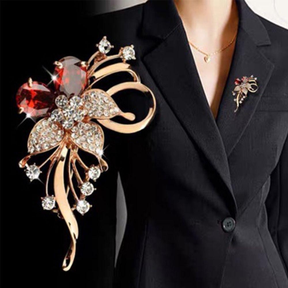 Sophisticated Corsage High-end Sweater Pins New Flowers Brooch for Sweater Coat Accessories