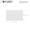 FLEOR 11.4" X 17" Blank Guitar Bass Pickguard Sheet, DIY Guitar Pickguard Backplate Scratch Plate Material, 1-Ply, Cream