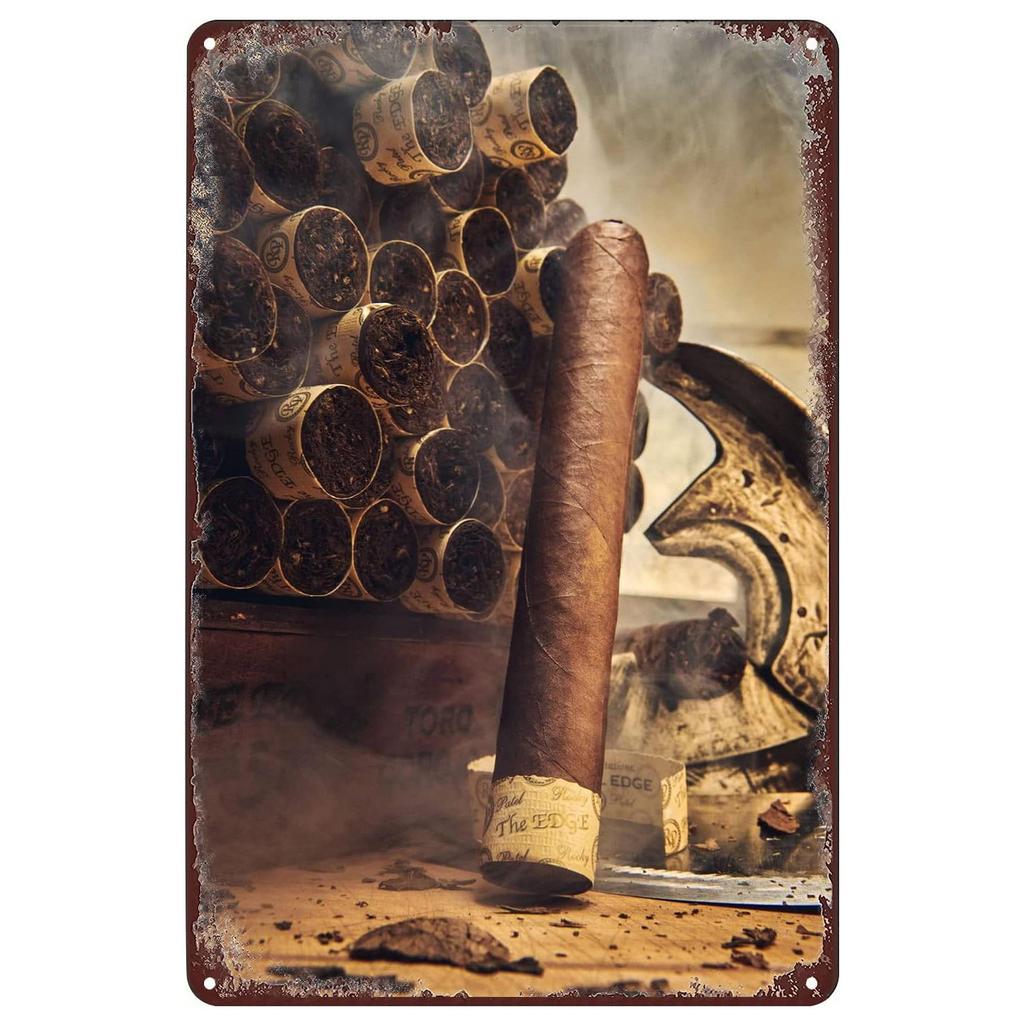 Металлические жестяные знаки, виски, сигарный бар, настенное украшение, табличка, винтажный художественный постер, железная картина для Man Cave, домашнего кафе, садового клуба, бара