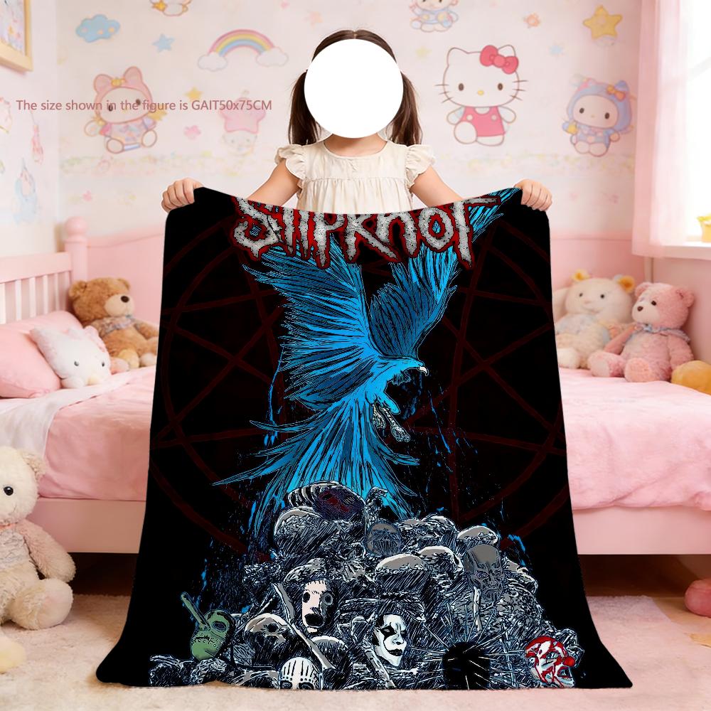 Blanket For Soft Throw S-Slipknot Blanket for Rock Picnic Bed Band Sofa Home Bedroom Cozy Warm Comfortable