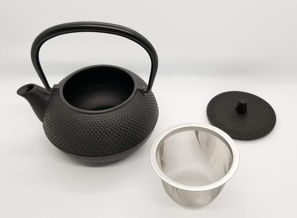 Чайник Iwachu Iron Kettle Teapot 3 Type New Arale Black Baked No Enamel Direct Fireable Nanbu Tekki 12801 0.32L