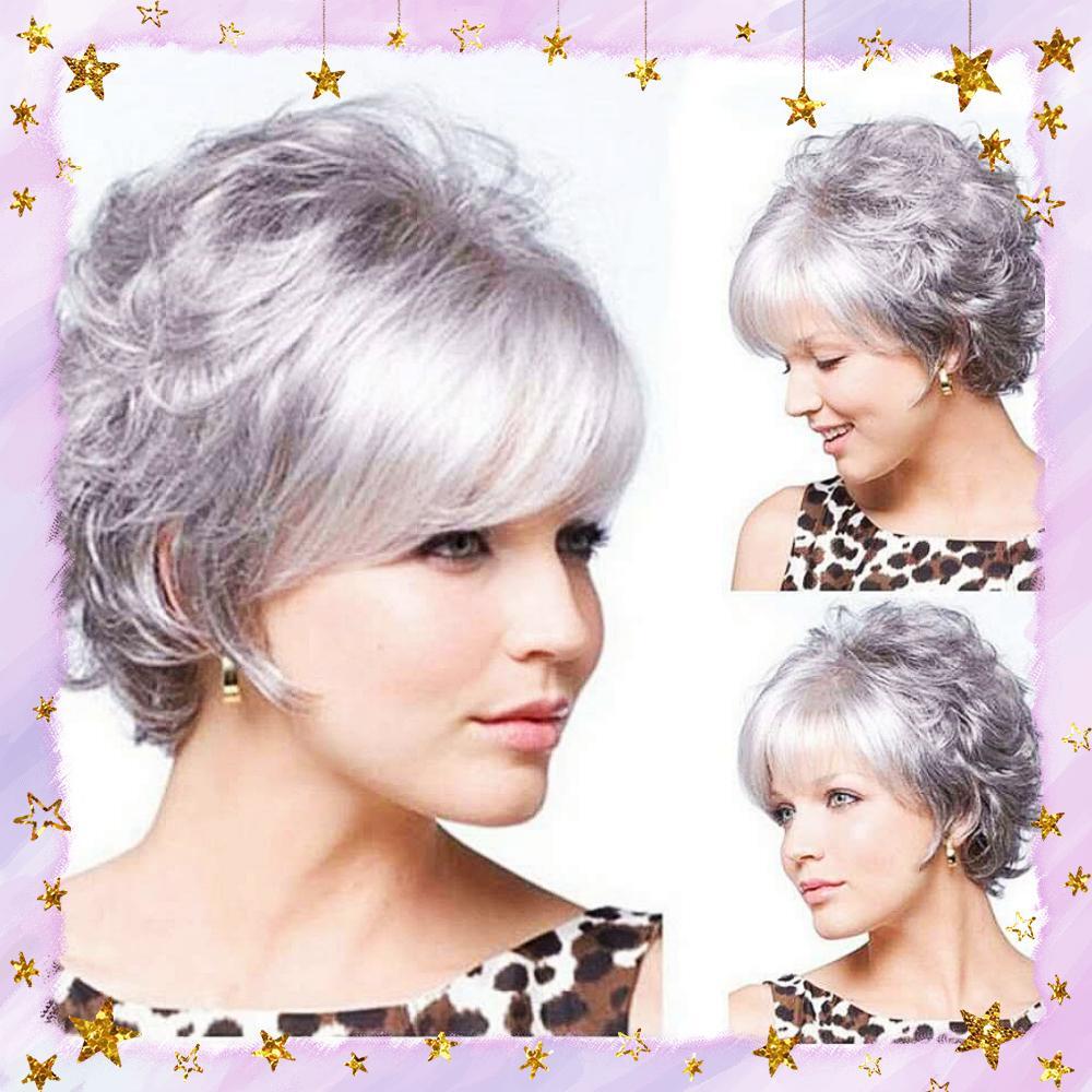 2025 Европейский модный парик, короткий волнистый кудрявый парик для женщин