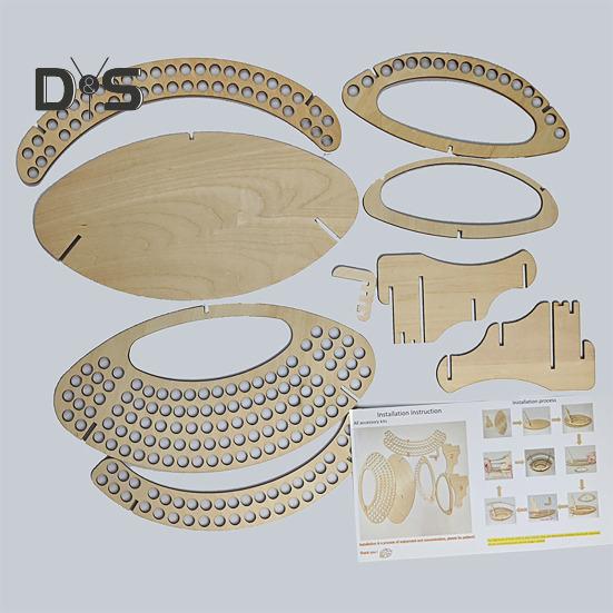 Wooden Paint Brush Holder 140 Holes Paintbrush Holder Organizer Paint Brush Stand Large Capacity Pen Pencil Rack