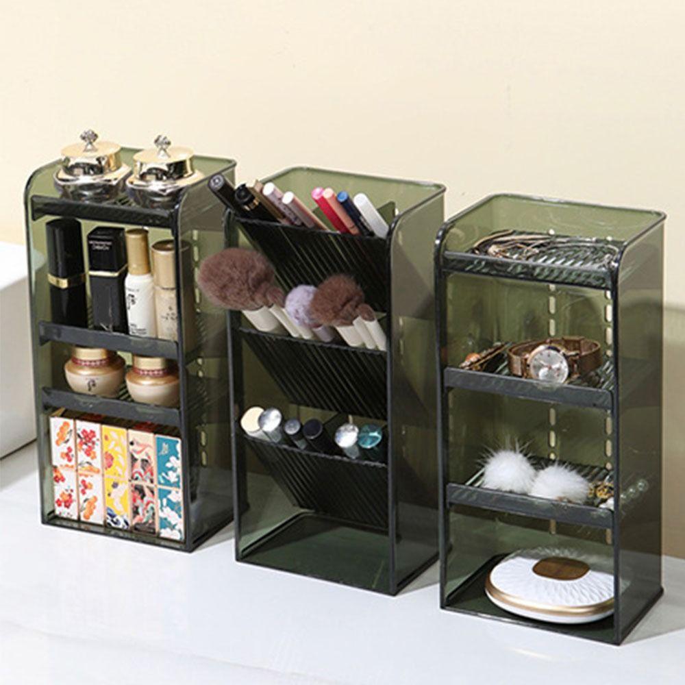 Vertical Makeup Shelf Transparent Jewelry Display Stand Lipstick Storage Box Lipstick