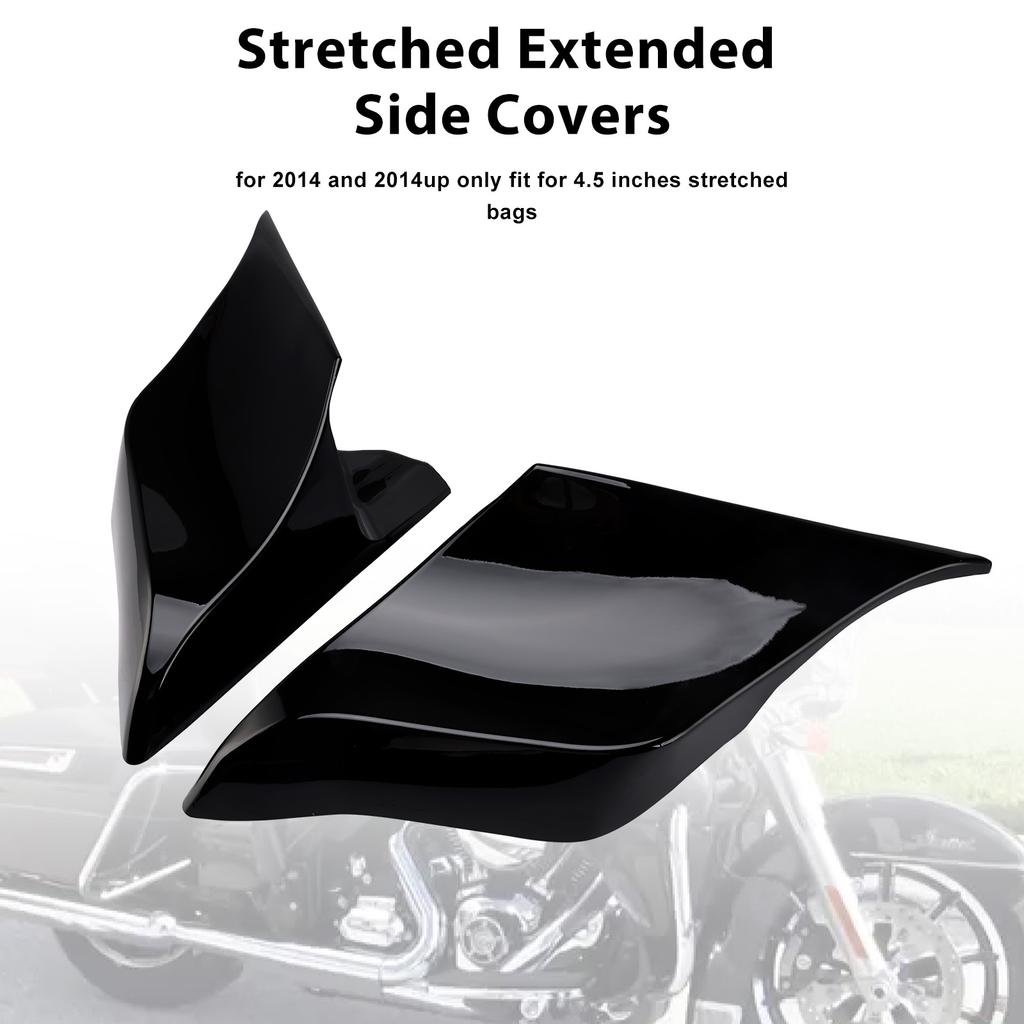 Stretched Extended Side Covers Set For Touring Road Glide King 2014-2022