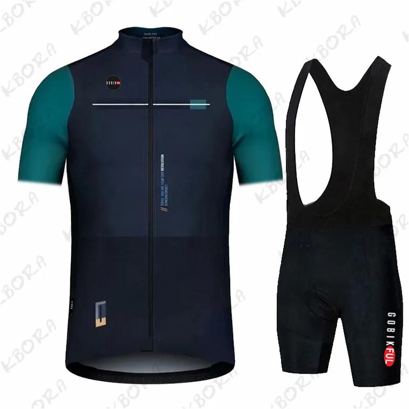 Мужская одежда для велоспорта с коротким рукавом Gobik Mtb Велосипедная форма Майка Велосипед Одежда для велоспорта Мужская 2026 Летний дышащий велосипедный костюм Комплект
